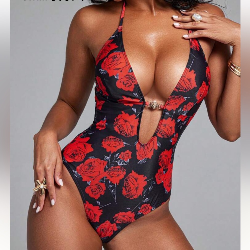 Floral One Piece Swimsuit